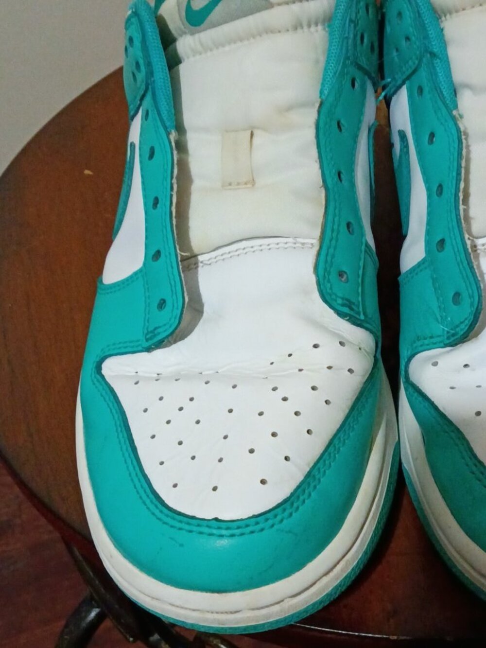 Nike Mens Dunk Low Clear Jade DV0833-101 Retro Casual Shoes Sneakers Size 9 - Picture 7 of 13